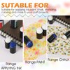 30 Pcs Craft Finger Sponge Daubers Reusable Finger Painting Sponge Easy to Clean Sponges Dauber Set Fingers Daubers for Face Painting Drawing Stamping Card Making Chalk Ink