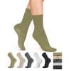 5 Pairs Pilates Socks Yoga Socks with Grips for Women Non-Slip Grip Socks for Pure Barre, Ballet, Dance, Workout, Hospital, Assorted