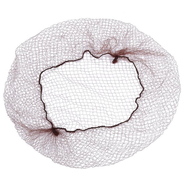 Hestya 200 Pack Hair Nets Invisible Elastic Mesh Regular 20 Inches Size with 1/4 Inches Opening, Nylon Invisible Hairnet