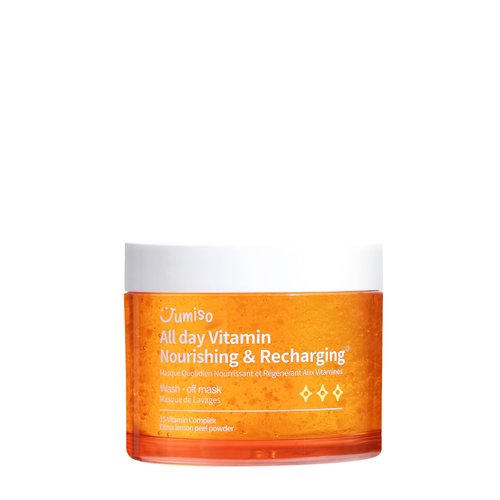 JUMISO All Day Vitamin Serum, Brightening & Balancing Facial Serum, Vitamin C, A, B, D, E , Serum with Vitamin, Korean Skincare, Skin brightening, soothing, Vegan serum, Vitamin tree extract 86.14%, Niacinamide 20,000ppm,1.01 fl oz (serum) (Washoff Mask)