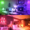ILC Color Changing LED Light Bulbs, 70W Equivalent, 2700K Warm White A19 E26 Screw Edison Base RGBW Dimmable - 12 Color Choices - Timing Infrared Remote Control Included (2 Pack)