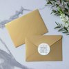 100pcs Words Quotes Round Stickers It's No Use Going Back to Yesterday Because I was A Different Person Then Label Stickers Decals for Card Envelopes Seals Boxes Holiday Xmas Gifts 2in