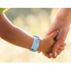 Reusable Child Safety ID Wristbands, Waterproof Adjustable Travel ID Band for Kids, One Size Fits All, Blue, Pack of 3