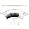 EMEDA Volume Lash Extensions Easy to Fan Volume Lashes C Curl 0.07 11mmTray Auto Self Fanning Fast Flowering Rapid Blooming Volume Lashes 2D~10D Easy Volume Lash Extensions (C Curl 0.07 11mm Length)