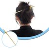 LELEVTXP 2 Pcs Girls Chopsticks Vintage Hair Sticks Hairpins Vintage Hair Accessories for Women Girls Long Hair (Golden)