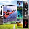 zxbaers Soccer Card Binder, 4 Pocket Trading Card Binder, Collectible Trading Card Albums Fits 400 Soccer Cards with 50 Removable Sleeves