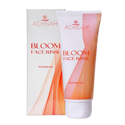 ACHSAH Bloom Face Rinse & Organic Natural Face Wash With Natural Ingredients For All Type Skin Fights Damage From Free Radicals and Sun Exposure for Type Skin Naturals Bright Complete 60gm/2.1 Oz