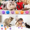 Retro Shaw Catnip Toys, Cat Toys Balls with Catnip and Bell Inside, Catnip Toys for Cats, Cat Toys for Indoor Cats, Cat Toys with Catnip, Cat Chew Toy, Cat Toy for Cats Kittens Kitty, 6 Pack