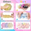 8Pcs Taba Squishy Cat Paw Squeeze Toys, Squishy Fidget Toy, Kawaii Squishies Sensory Toys, Pinch Family Squishy Toys, Cat Paws Mochi Toys,Stress Relief for Party Favors,Novelty Things for Adults Kids