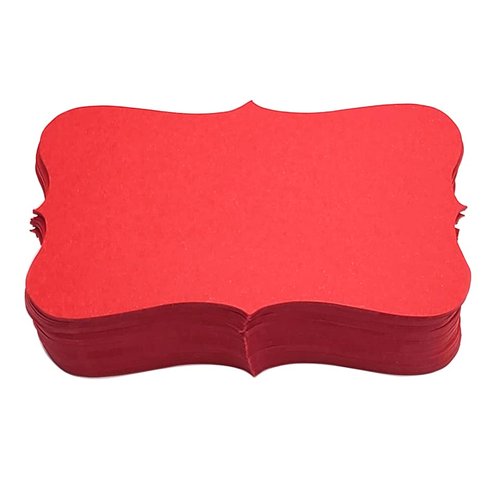 PPAPPAPPIYO 3.5x2 color index cards (100) Paper - Blank (red)