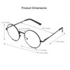 EYE ZOOM 3 Pack Metal Frame Round Reading Glasses with Spring Hinge (Black, Silver and Gunmetal, +1.75 Strength)