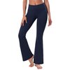 BUBBLELIME 29"/31"/33"/35" 4 Styles Women's Bootcut Yoga Pants Tummy Control - Basic Bootleg_Darknavy L_35" Inseam