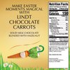 Lindt Chocolate Carrots, Solid Milk Chocolate Candy Blended with Hazelnut, 1.9 Oz Box