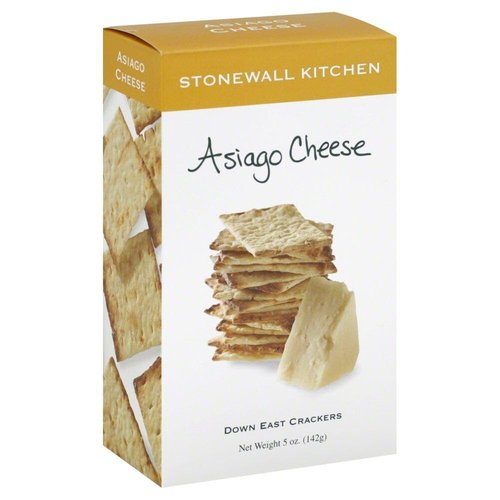 Stonewall Kitchen Asiago Cheese Crackers, 5 Ounces