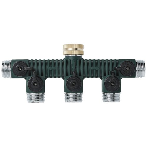 Orbit 62019 5-Way Zinc Hose Faucet Valve Manifold