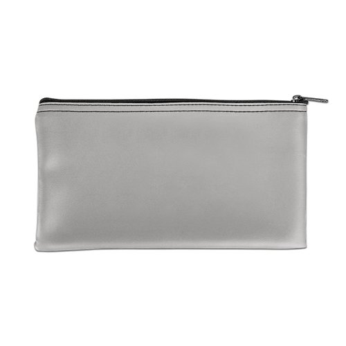 Gray Expanded Vinyl Reusable Deposit Bag - 11W x 6H