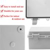 Sunnyglade ABS Plastic Dustproof Waterproof IP65 Junction Box Universal Durable Electrical Project Enclosure with Lock (6.7"x8.7"x4.3")