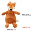 Ranvi Durable Interactive Plush Dog Chew Toys Cute Stuffed Dog Toy with Crinkle Paper, Chew Toys Make Funny Sounds, Suitable for Puppies and Medium-Sized Dogs(Fox)