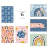 Canopy Street Thank You Cards With Happy Rainbow And Sloth Design / 24 Colorful Thank You Note Cards And Envelopes / 6 Cute Designs