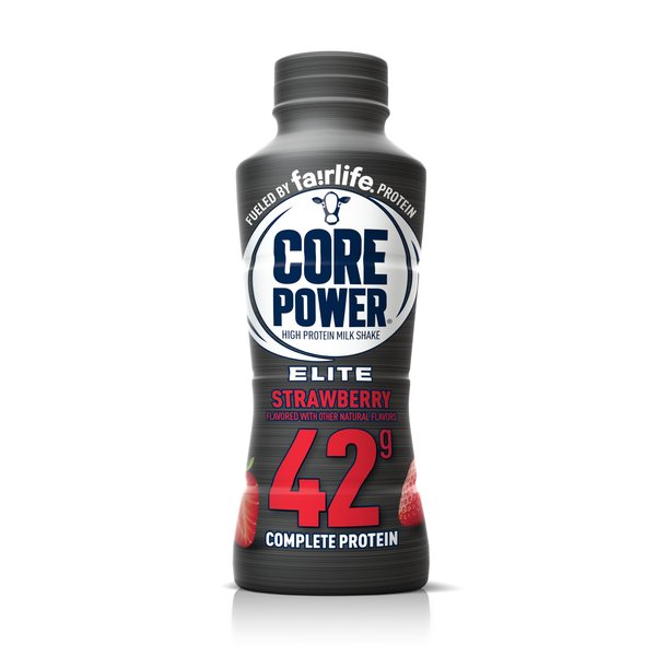Core Power Elite High Protein Shake (42g), Strawberry, 14 Fl oz