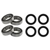 atvwrlod Front Wheel Bearing and Seal Kit Replacement for Yamaha Big Bear Grizzly Kodiak Rhino 350 400 450 660 700