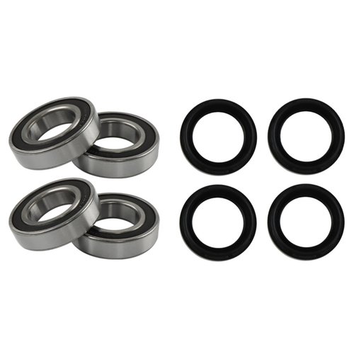 atvwrlod Front Wheel Bearing and Seal Kit Replacement for Yamaha Big Bear Grizzly Kodiak Rhino 350 400 450 660 700