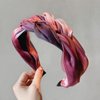 Headband for Women | Summer Fashion Headbands for Women | Knotted Design | Elegant Look for Parties | Elastic Bottom - Perfect for Daily Use | Headbands for Women | For Trendy Women (Electric Purple)