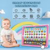 Wenbeier Kids Tablet Learning Pad Toddler Tablet with ABC Word Song Music Number Electronic Interactive Toy for Educational Preschool Boys & Girls 3 4 5 Years Old