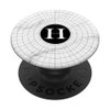 Cell Phone Pop Out Holder,White and Black Spiderweb Letter H PopSockets Grip and Stand for Phones and Tablets