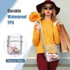 COROMAY Clear Purse TPU Clear Bag Stadium Approved Clear Crossbody Bag