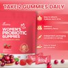 VivoNu Vaginal Probiotics for Women, Feminine Balance pH Gummies for Healthy Odor, Yeast Balance & Flora + Vitamin C for Immune Support -60 Cranberry Gummies
