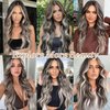 SilkStrands Halo Hair Extensions 20 Inch Invisible Wire Hair Extensions with 4 Secure Clips Adjustable Long Wavy Hair Extensions for Women Secret Hair Piece for Women