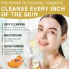 Turmeric Facial Cleanser, Turmeric Face Wash, Turmeric Foaming Cleanser for All Skin Deep Cleaning