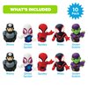 Spidey & His Amazing Friends 10 Piece Finger Puppet Set - Party Favors, Educational, Bath Toys, Floating Pool Toys, Beach Toys, Finger Toys, Playtime