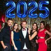 New Years Eve 2025 Blue Foil Balloons, 2025 Blue Balloons 40 Inch Foil Number, Navy Blue 2025 Number Balloon, Blue Senior 2025 Christmas Graduations Birthday Decorations
