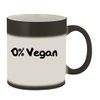 0% Vegan - 11oz Magic Color Changing Mug, MatteBlack