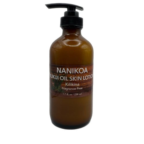 NANIKOA Kukui and Marula Lotion (Unscented) Unique blend of Kukui, Marula and Shea Butter creates a powerful, non-greasy, long lasting skin moisturizer. Paraben Free, Sulfate Free, Cruelty Free