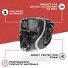 Sanabul Essential Boxing Headgear for Men & Women | Muay Thai and MMA Headgear | Sparring Headgear | Boxing Head Gear with Full Face Coverage (Black, L/XL)