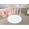 NANGOPOP 2 Pack Cake Pop Stand - 7 Hole Wood Lollipop Holder Display Round Candy or Sucker Stand for Wedding, Birthday Party, White