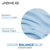 Joico Color Balance Blue Conditioner | For Lightened Brown Hair | Eliminate Brassy Orange Tones | Boost Color Vibrancy & Shine | UV Protection | With Rosehip Oil & Green Tea Extract | 8.5 Fl Oz