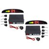 ZONETECH Parking Sensors LED Display Car Reverse Backup Radar System (2 Pack)