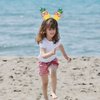 Hawaiian Party Headband Pineapple Hair Hoop Flowers Head Boppers Headwear Tropical Party Decorations Aloha Party Luau Party Decor Cartoon Hair Supplies Summer Hair Accessories for Adult Kids 1PCS