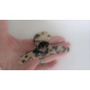Generic Medium long tan and black marbled hair claw clip