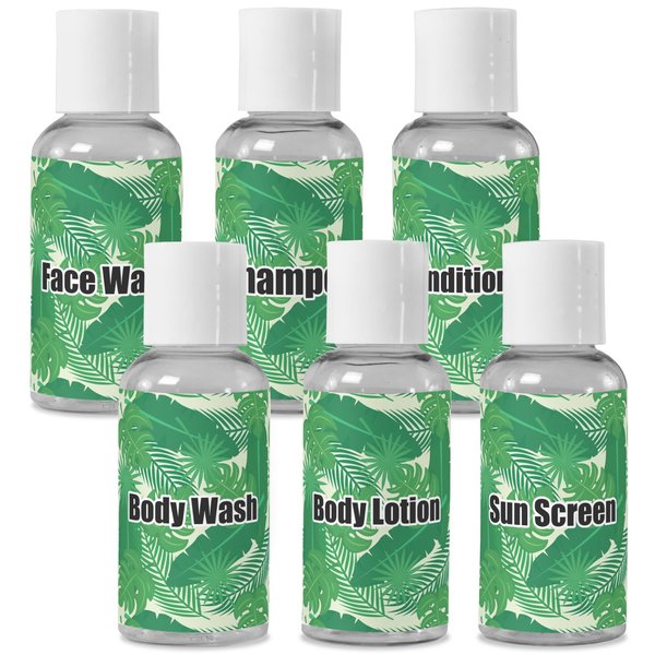 YouCustomizeIt Personalized Tropical Leaves #2 Travel Bottles