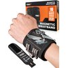 RAK Magnetic Wristband for Holding Screws, Nails and Drill Bits for Men - Made from Premium Ballistic Nylon with Lightweight Powerful Magnets - Valentine's Day Gifts for Men