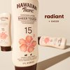 Hawaiian Tropic Sheer Touch Ultra Radiance Lotion Sunscreen SPF 15, 8oz | Hawaiian Tropic Sunscreen SPF 15, Sunblock, Broad Spectrum Sunscreen, Oxybenzone Free Sunscreen, Body Sunscreen, 8oz