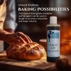 Fast Easy Bread Soy Lecithin Liquid (8 oz) | Easy-to-Use | Available in Mess-Free Squeezable Bottle | Natural Food-Grade Emulsifier | Enhances Dough Texture and Ingredient Distribution