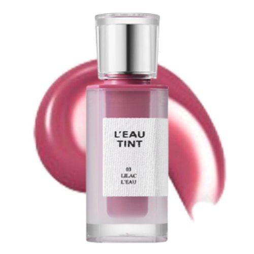 BBIA L’EAU Tint – Glossy & Glow Lip Stain, Watery Lip Tint, Non-Sticky, High Shine Finish, Long-lasting, Moisturizing, Lightweight, Natural, Daily Use, Vegan, Korean Lip Makeup (03 LILAC L'EAU)