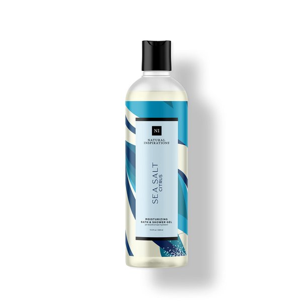 Natural Inspirations Sea Salt Citrus Moisturizing Bath & Shower Gel 12.5oz