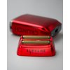 Supreme Trimmer Crunch Mens Foil Shaver STF602 (150 Minute Run Time) Men's Electric Razor | Waterproof Shaver for Short Hair or Stubble, Barber Use | Red